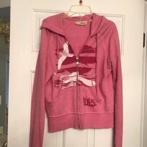 Pink Guess hoodie